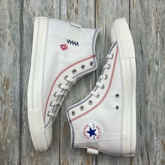 Converse Chuck Taylor All Star Logo Tag Hightop Sneaker Shoes Size 11 - Picture 3 of 16